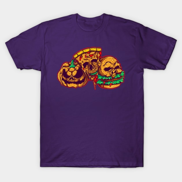 Trick or treat illustration T-Shirt by HoulmeshitStd